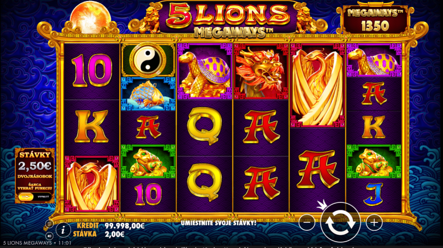 Ako fungujú Megaways automaty a čím lákajú hráčov? 3 megaways automaty 5 lions