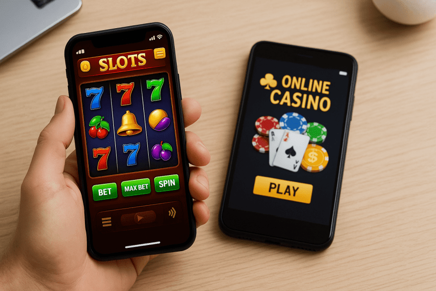 mobilné casino nahled