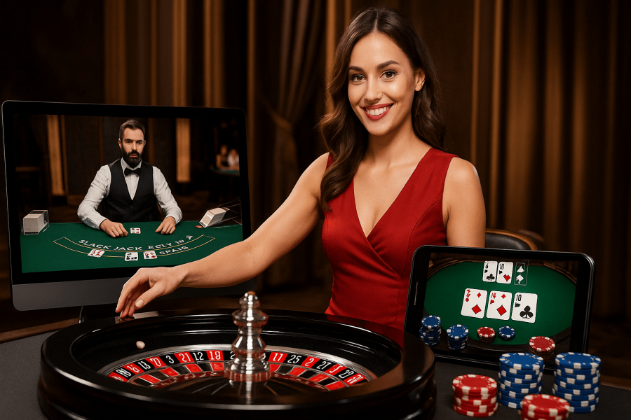 live casino náhled